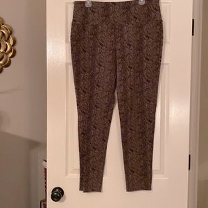 Snake print leggings
